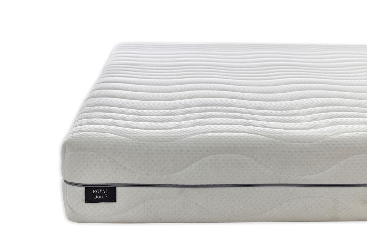 Komfortschaummatratze Royal Comfort 200x200 Cm H3 H: 22 Cm - Weiß, Basics, Textil (200/200cm) - Yatas