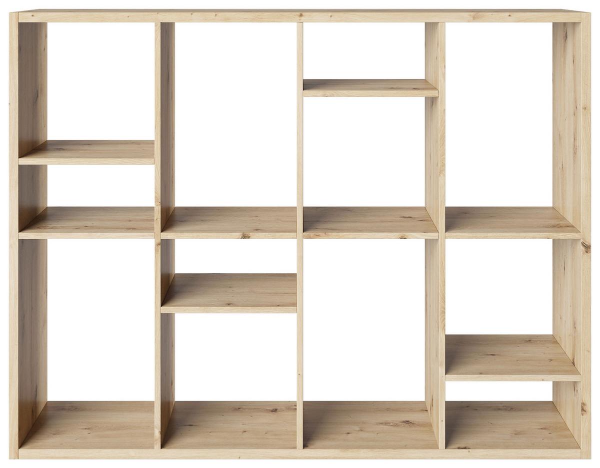 Regal Fortuna - Eiche Artisan, Basics, Holzwerkstoff (113/147/34cm) - MID.YOU