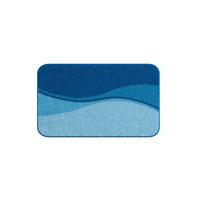 Badematte Flash - Blau, Basics, Textil (50/80cm) - Grund