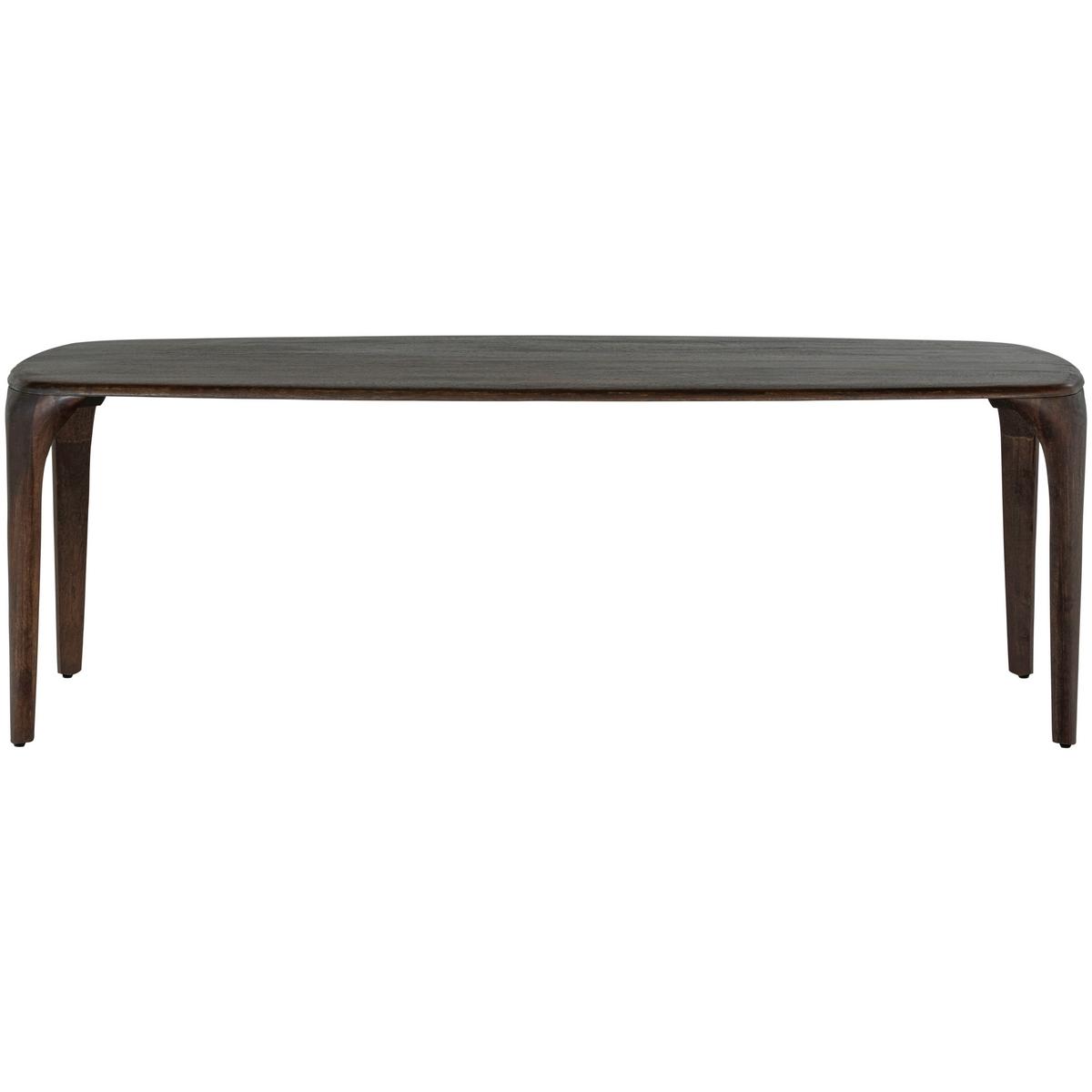 ESSTISCH Fiore Dunkelbraun L: 230cm - Dunkelbraun, MODERN, Holz (230/95/76cm) - Livetastic