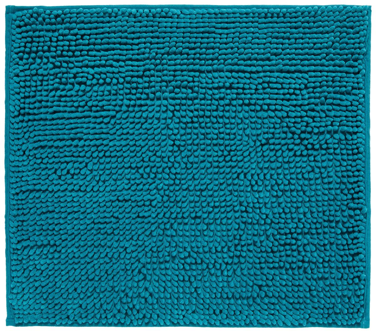 Wc-vorleger Anke Petrol 45x50 Cm Waschbar - Petrol, MODERN, Textil (45/50cm) - Luca Bessoni