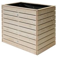Hochbeet Echtholz Fichte 70x90x110 cm Fichtefarben - Fichtefarben, Basics, Holz (70/90/110cm)