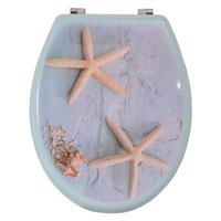 Wc-sitz Multicolor Seesterne Antirutschnoppen B: 37 Cm - Multicolor, Basics, Holzwerkstoff (43/37/5,6cm)