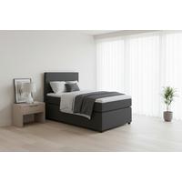 Boxspringbett Togo 90 90x200 cm Anthrazit - Anthrazit/Schwarz, MODERN, Holzwerkstoff/Textil (90/200cm) - MID.YOU