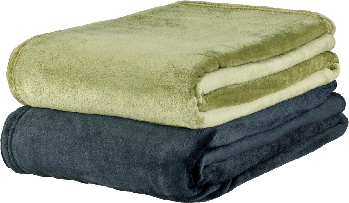MÄKKÁ DEKA MICHAEL XXL - svetlozelená, textil (220/240cm) - Modern Living