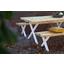 Tischgestell X-Form B 70cm H 71cm, Weiß - Weiß, Basics, Metall (70/71cm) Tischgestell X-Form B 70cm H 71cm, Weiß - Weiß, Basics, Metall (70/71cm)