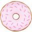 Zierkissen Donut Ø 45 cm - Hellrosa/Braun, MODERN, Textil (45cm) - Luca Bessoni Zierkissen Donut Ø 45 cm - Hellrosa/Braun, MODERN, Textil (45cm) - Luca Bessoni