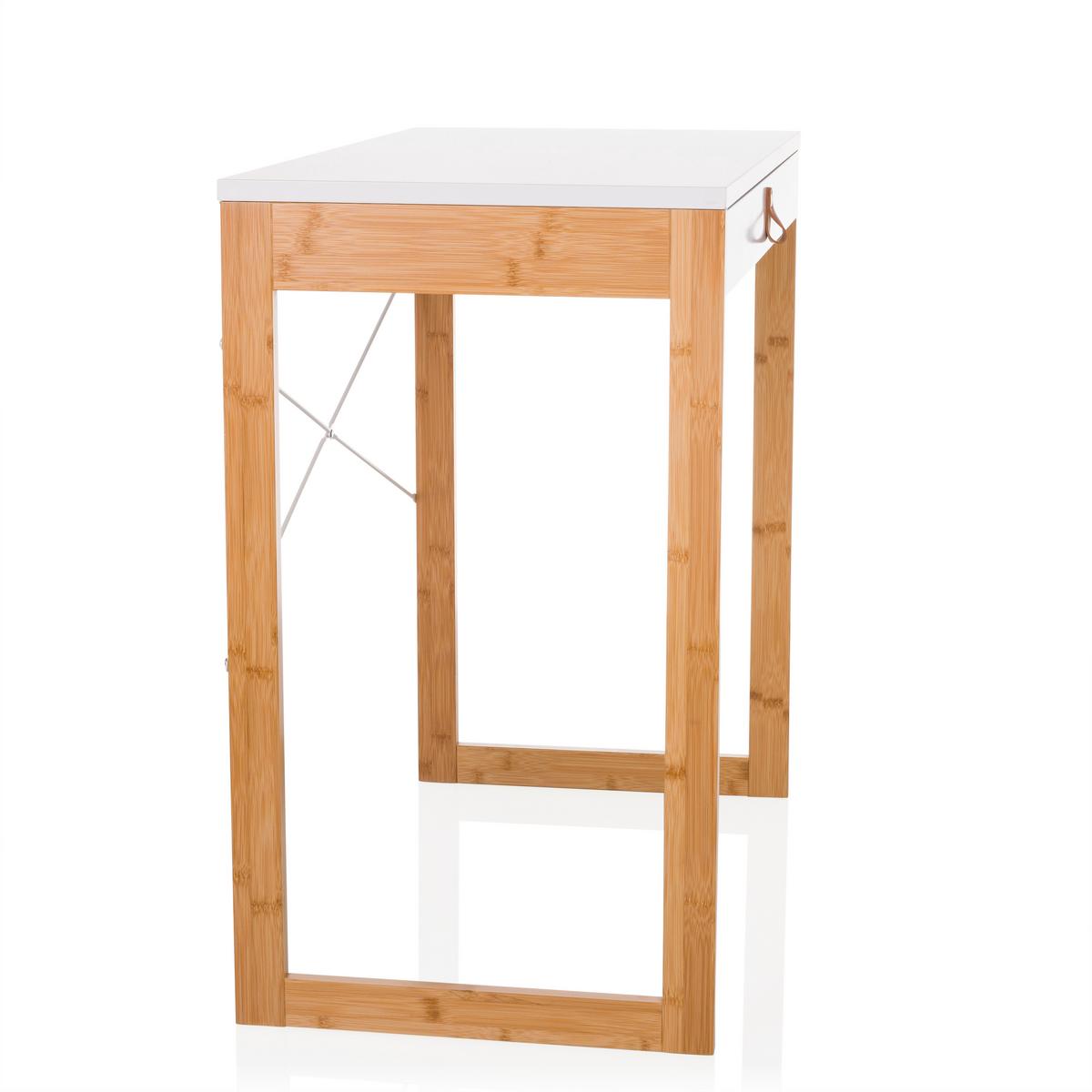 Schreibtisch Weiß B: 80 cm - Weiß, MODERN, Holz/Holzwerkstoff (80/75/42cm) - MID.YOU