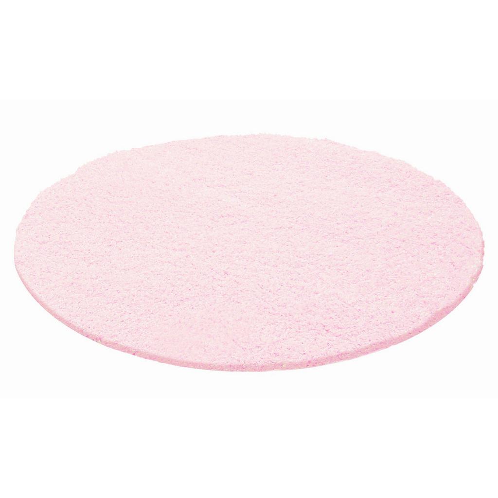 Hochflor Teppich Pink Life Rund Ø 160 Cm