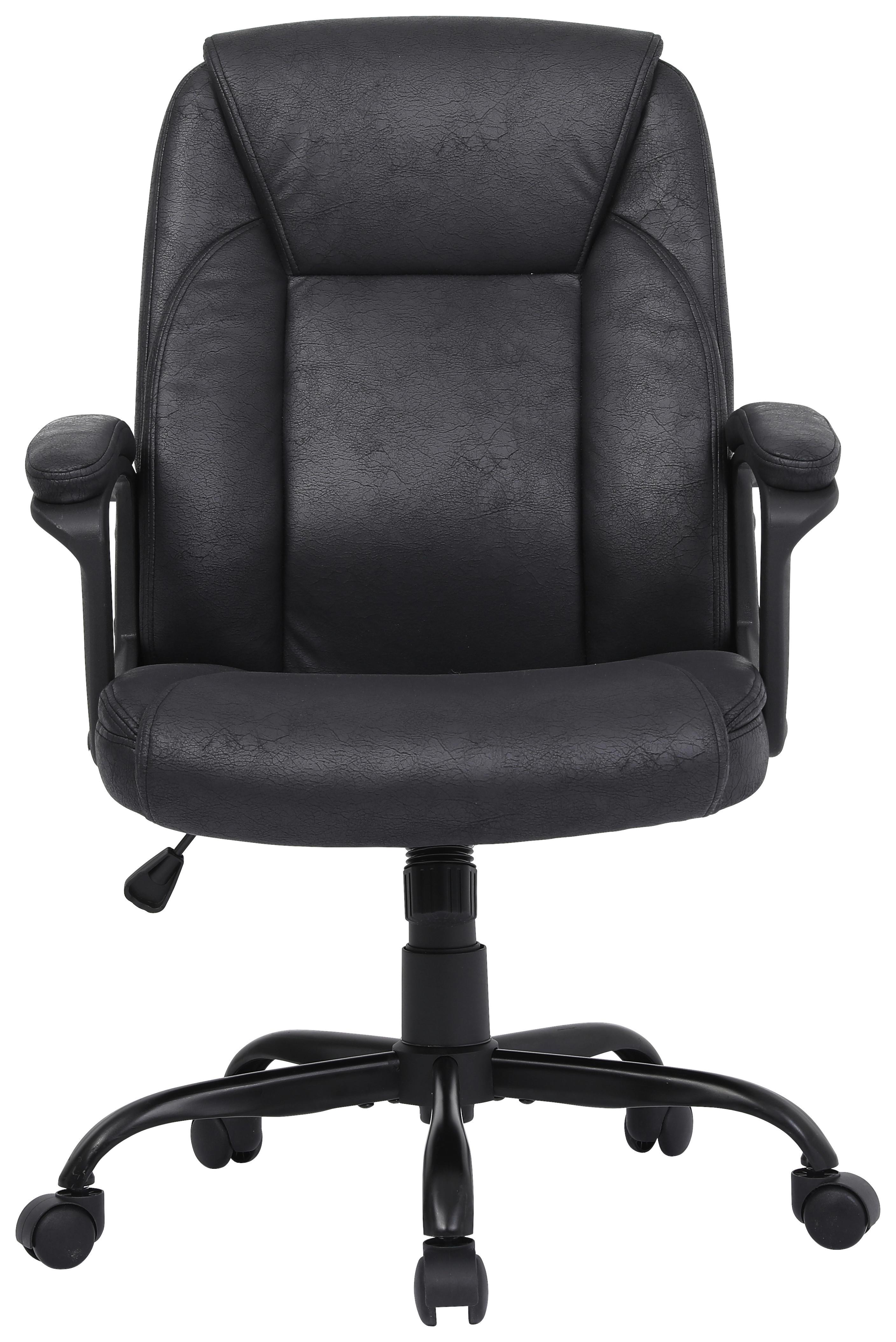Chefsessel Paul - Schwarz, MODERN, Holz/Kunststoff (62/105/69cm)