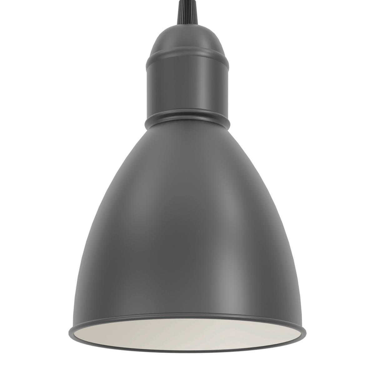 Hängeleuchten Priddy H: 110 cm 4-Flammig, Stahl Schwarz/Weiß - Schwarz/Weiß, Basics, Metall (97,5/15,5/110cm) - Eglo