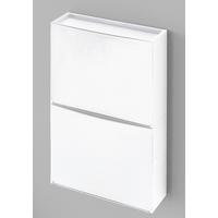 Schuhkipper Set 2 Klappen 2-3 Paare Weiß B: 16 Cm - Weiß, Basics, Kunststoff (51,5/16/78cm)