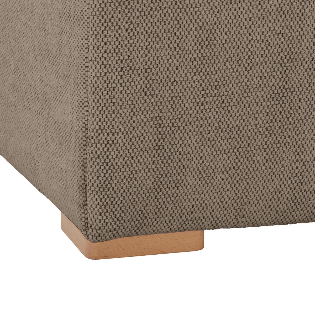 Hocker Vouge Braun Bxhxt: 101x44x92 Cm - Buchefarben/Braun, KONVENTIONELL, Textil (101/44/92cm) - Livetastic