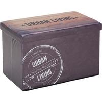SEDACÍ BOX URBAN VINTAGE -SB- - tmavě hnědá, Lifestyle (65/40/40cm) - Mömax