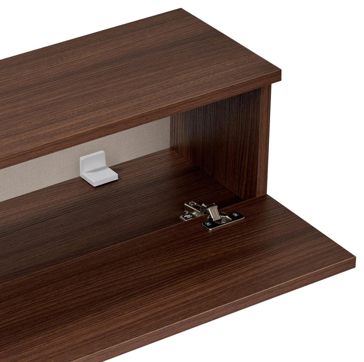 TV-ELEMENT Walnussfarben B: 160cm - Walnussfarben, MODERN, Holzwerkstoff (160/25/25cm)