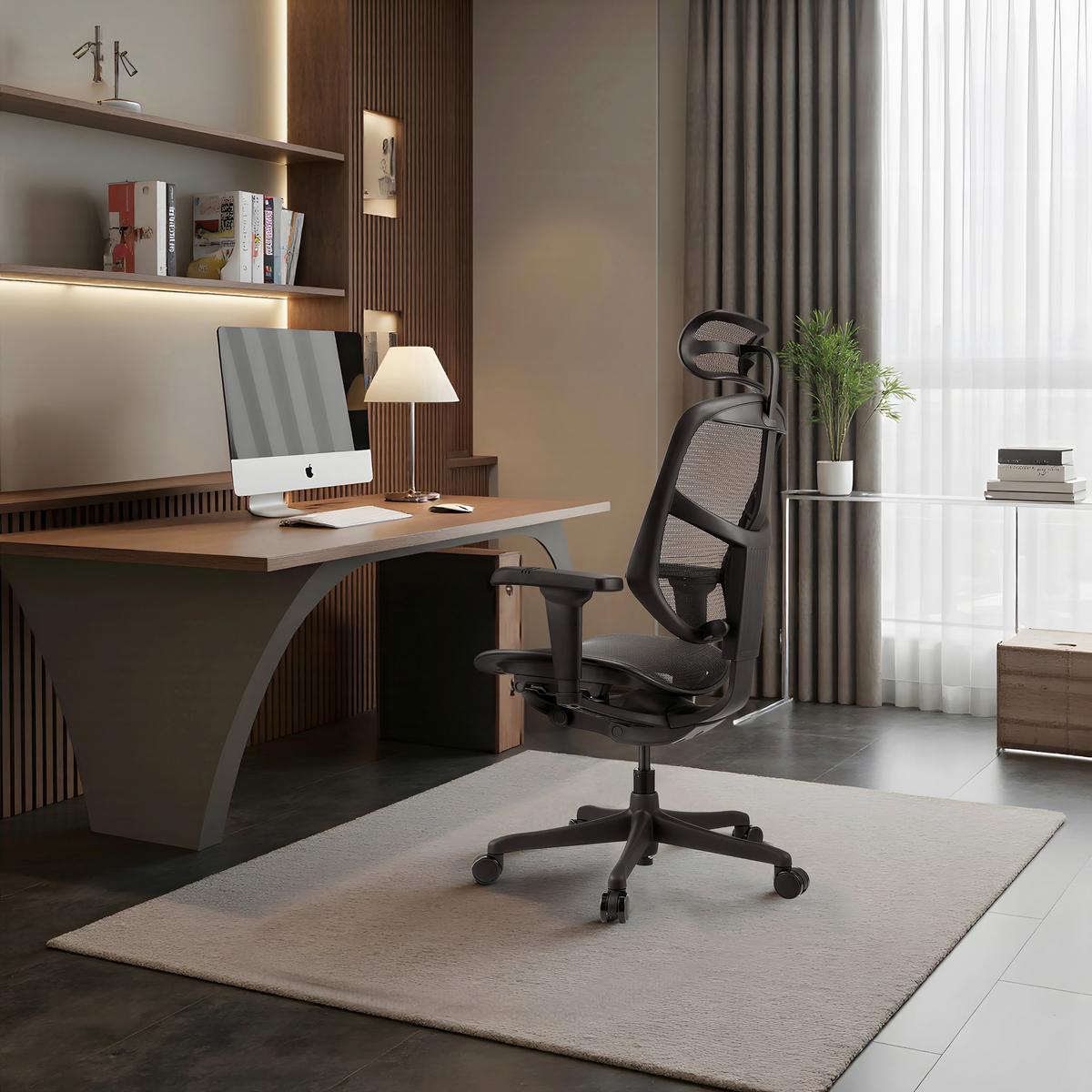 Drehstuhl Enjoy Ultra Gen Schwarz B: 71cm - Schwarz, MODERN, Kunststoff/Textil (71/140/70cm) - MID.YOU