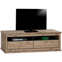 KOMODA POD TELEVIZI HARVEY - barvy dubu/antracitová, Lifestyle, kov/kompozitní dřevo (180/55,4/50cm)