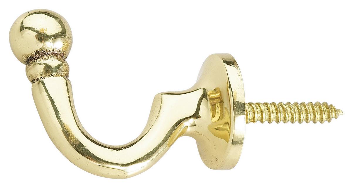 Raffhaken Messingfarben Metall - Messingfarben, KONVENTIONELL, Metall - Ondega