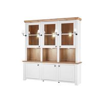 Mehrzweckschrank Bristol Eiche-/Pinienfarben B: 198cm - Eichefarben/Eiche Wotan, Design, Holzwerkstoff (198/206/45cm) - MID.YOU