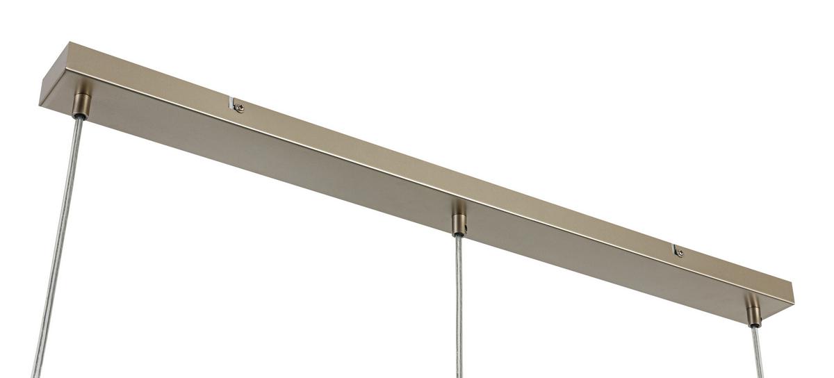 ZÁVĚSNÉ SVÍTIDLO RENI - průhledné/vícebarevná, Moderní, kov/plast (86/18/120cm)