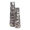 Dekovase 2er Set Silberfarben B: 15 Cm - Silberfarben, Design, Metall (15/48,5/15cm) - Livetastic