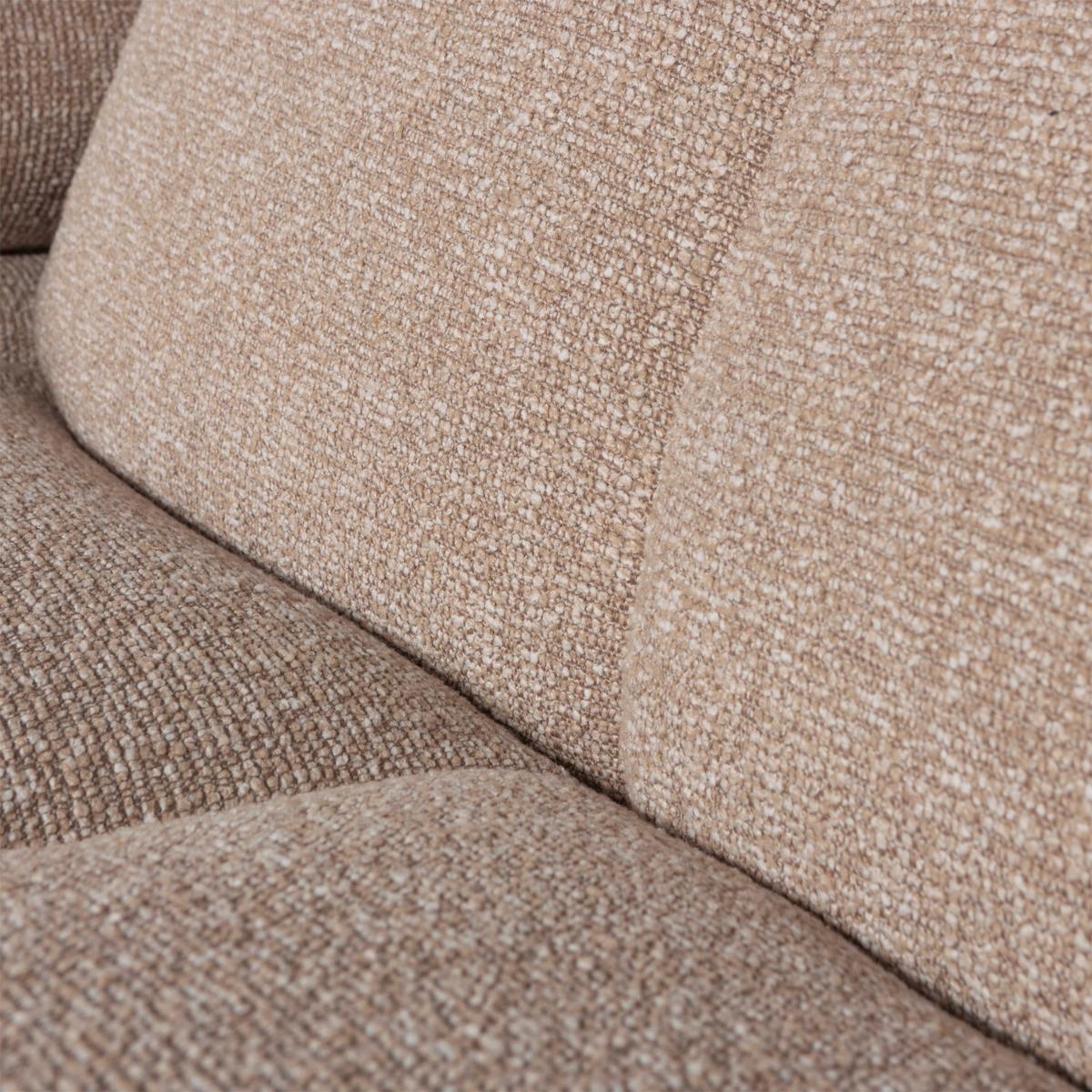 Ecksofa Mojo Beige S: 284x160 Cm - Beige/Schwarz, Design, Textil (284/160cm) - Livetastic