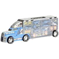 Spielzeugauto Polizei Polizei 21--Teilig. Ab 3 Jahren - Blau/Gelb, Basics, Kunststoff/Metall (56,5/11,5/18cm)