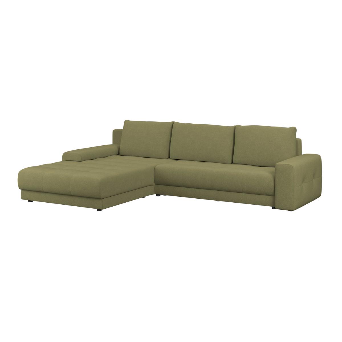 Ecksofa Adria Grün, S: 213x308 cm - Grün, Trend, Textil (213/308cm) - Luca Bessoni