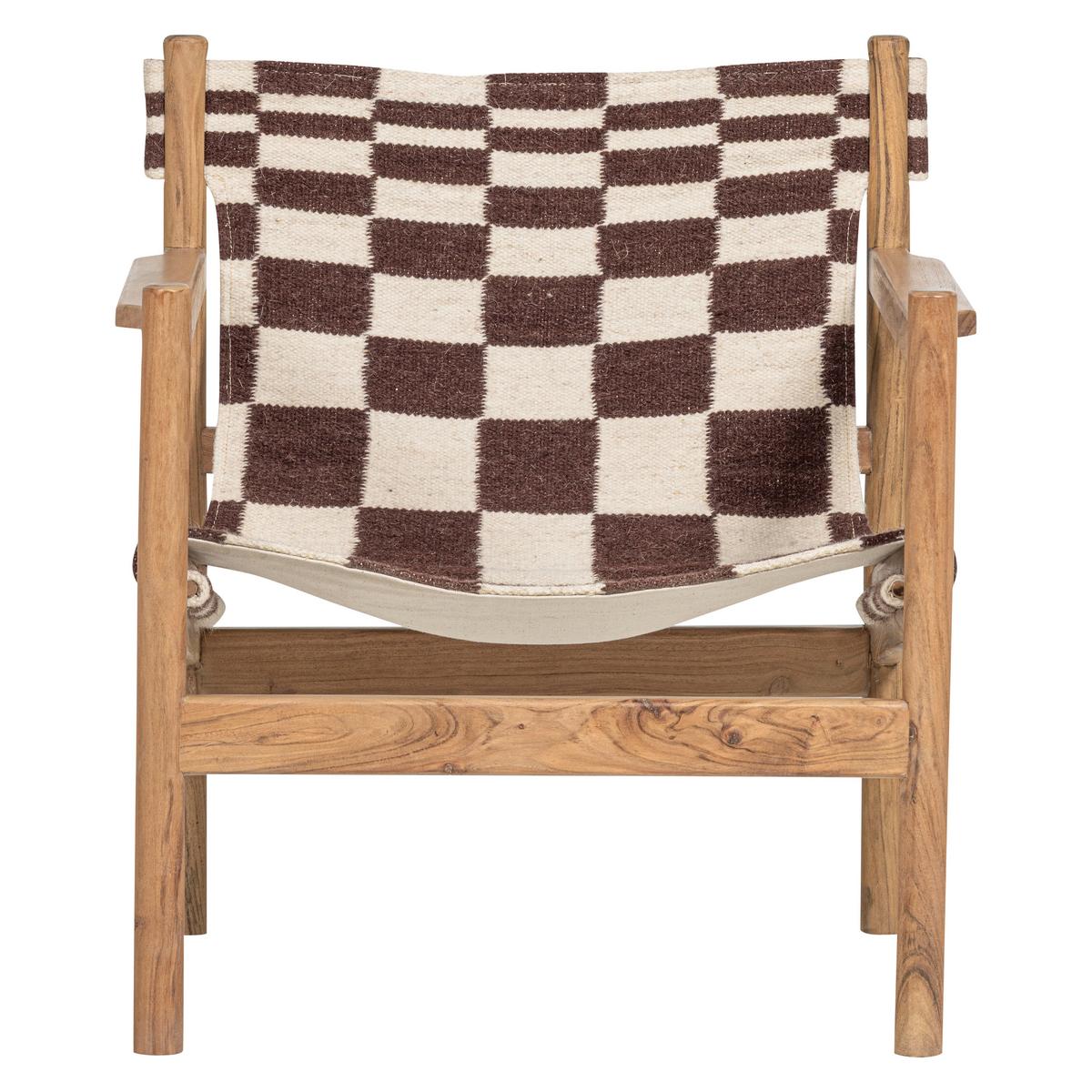 SESSEL Zano Braun/Naturfarben B: 73cm - Braun/Naturfarben, MODERN, Holz/Textil (73/76/67cm) - Livetastic