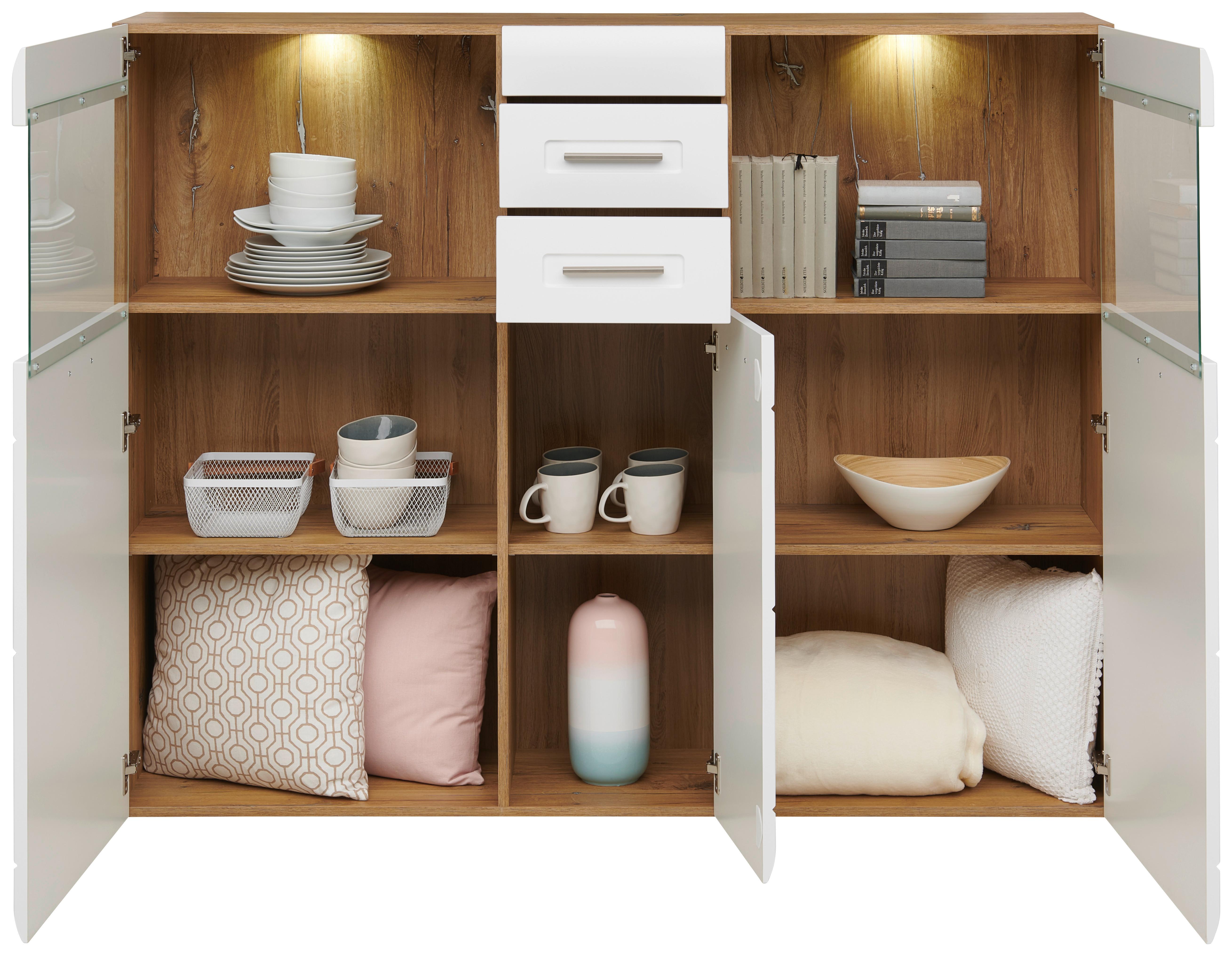 Highboard aus Holzdekor