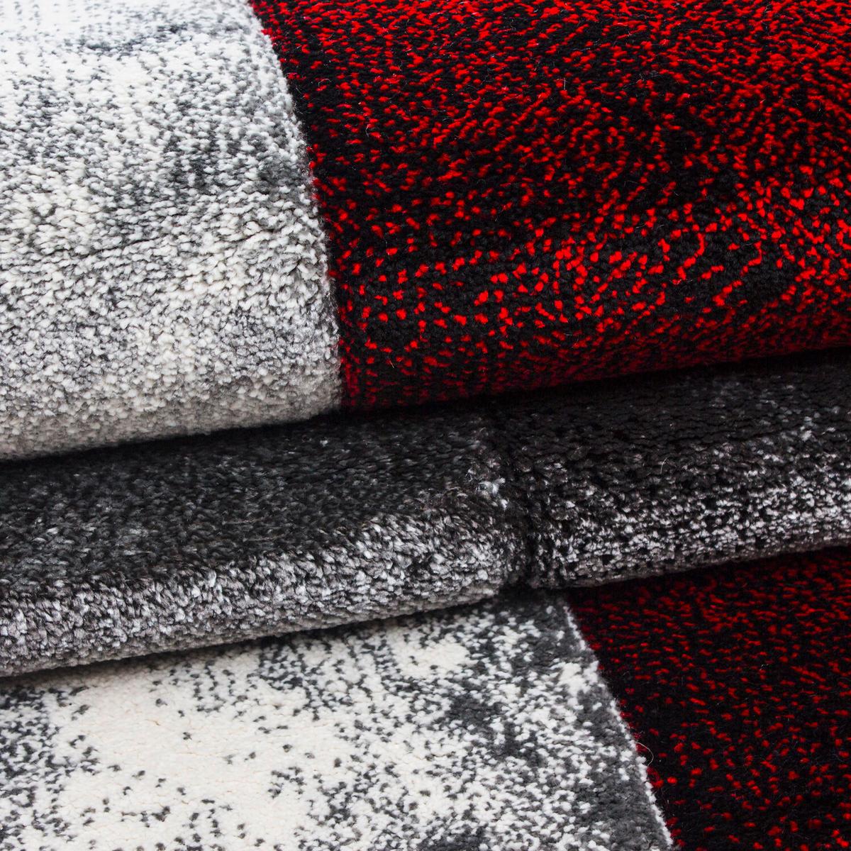Flachwebteppich Hawaii - Rot, Design, Textil (240/340cm) - Novel