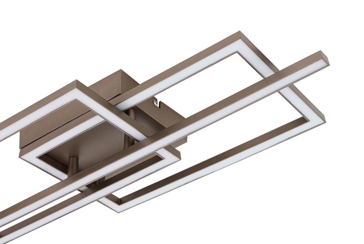 Led Mennyezeti Lámpa Deni - cappuccino, Modern, műanyag/fém (63/24,5/7,7cm) - Luca Bessoni
