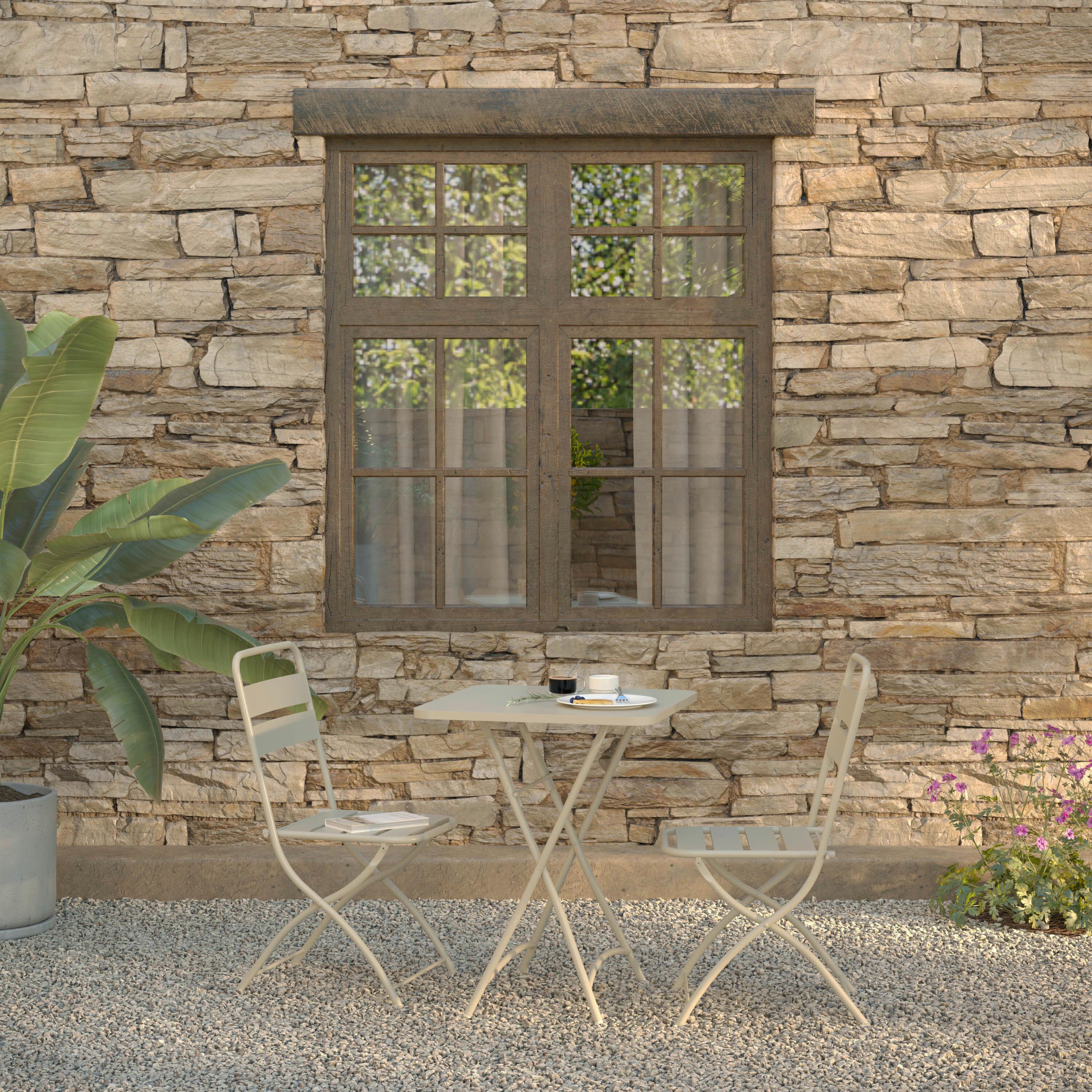 Gartenstuhl-Set Breeze Bistro Set - Beige