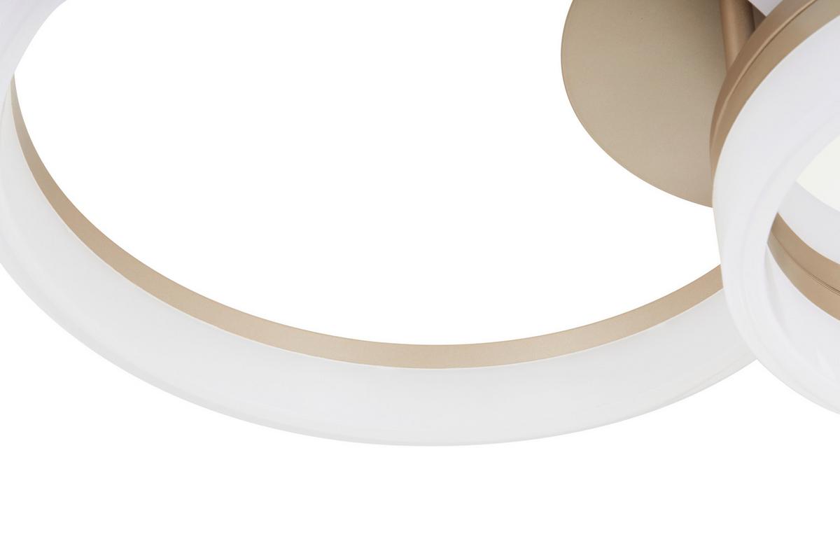 Led-deckenleuchte Natali - Weiß, MODERN, Kunststoff/Metall (50/33/13cm) - Luca Bessoni