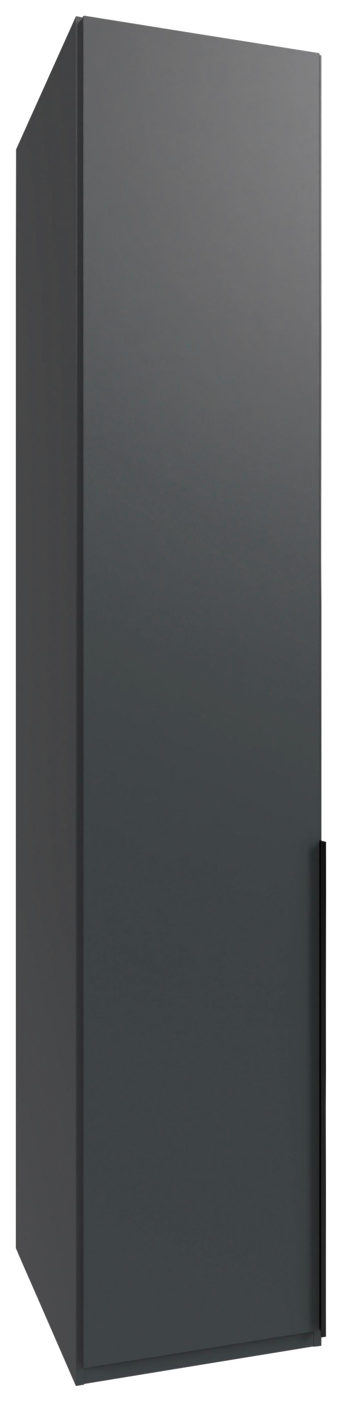 Drehtürenschrank Nx A Black Graphitfarben B: 45 Cm - Graphitfarben, MODERN, Holzwerkstoff (45/236/58cm) - MID.YOU