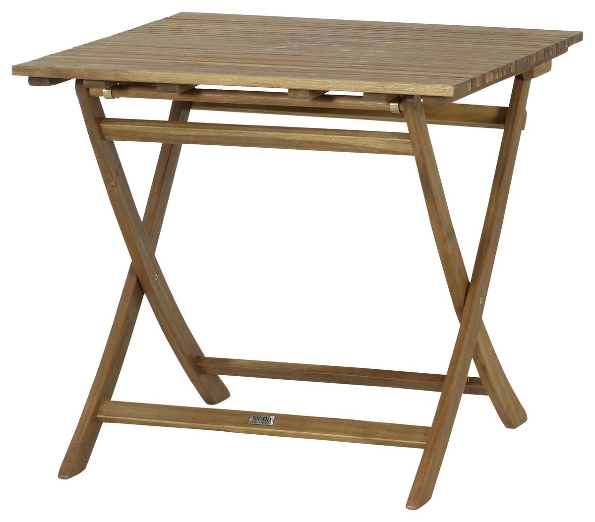 Balkonmöbel Set Falun Echtholz Akazie - Akaziefarben, KONVENTIONELL, Holz - Siena Garden