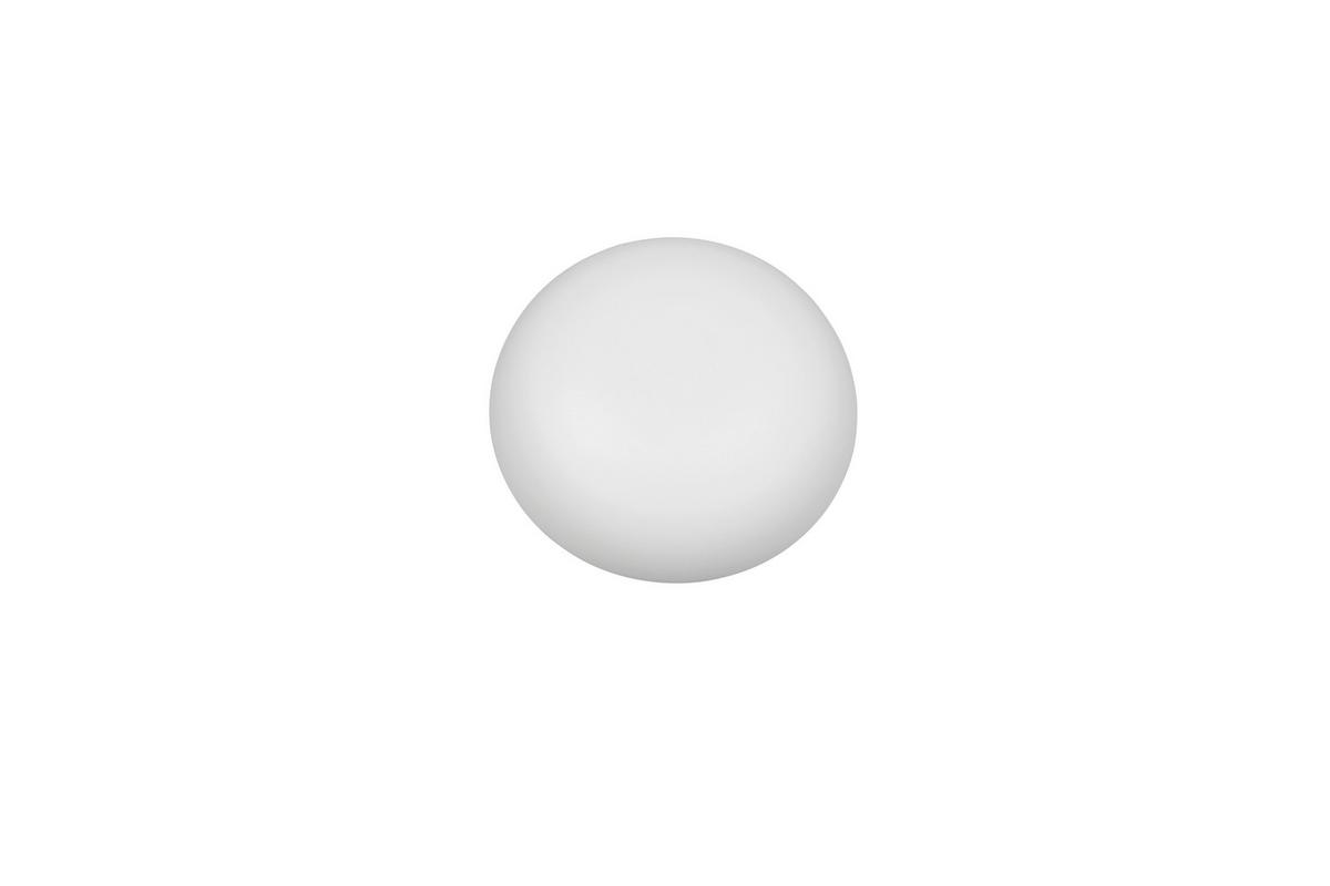 LED-WANDLEUCHTE SASSI - Weiß, KONVENTIONELL, Kunststoff/Metall (15,5cm) - Luca Bessoni