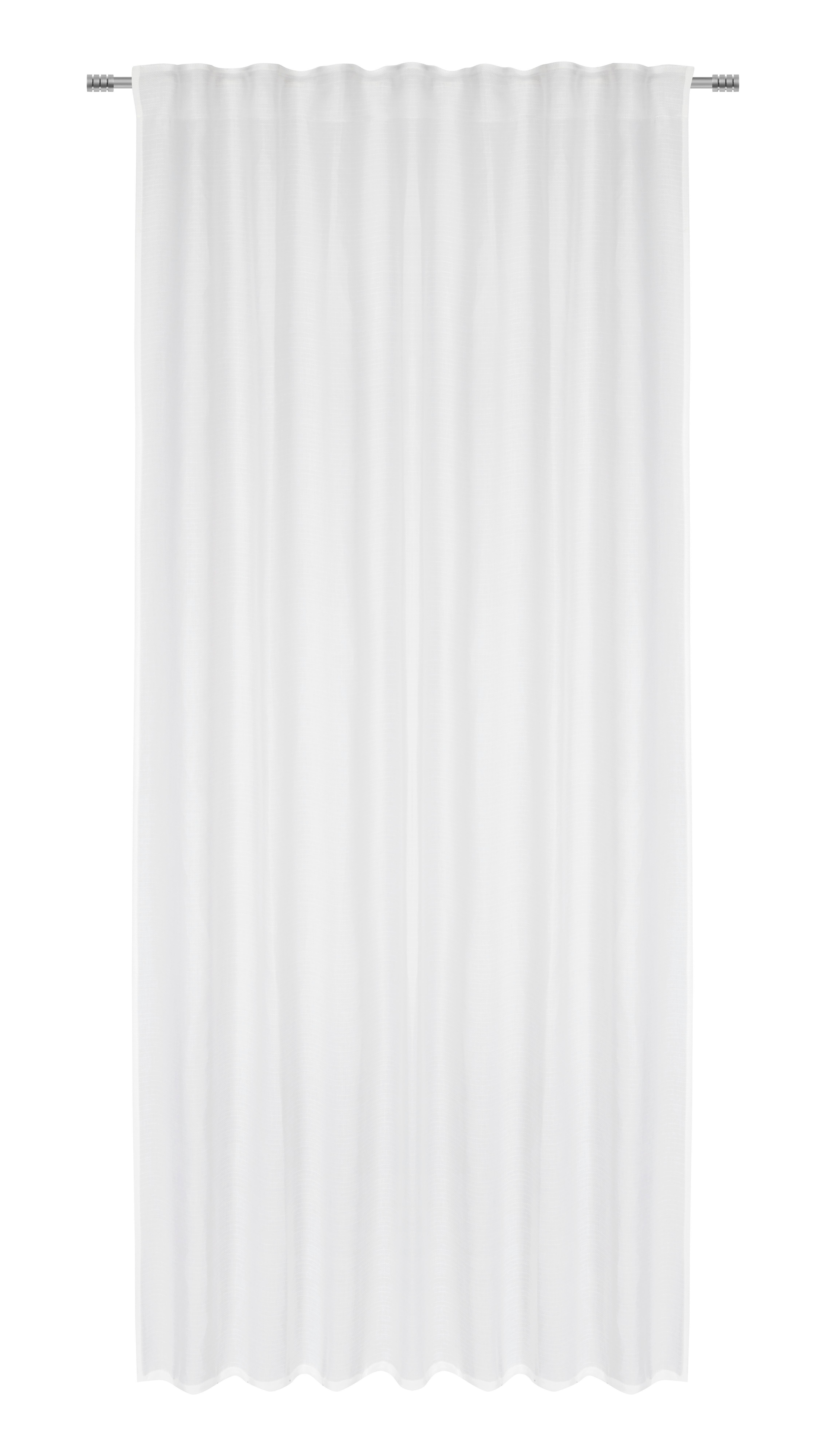 Hotový závěs ELENI - bílá, Romantický / Rustikální, plast (140/245cm) - Bessagi Home