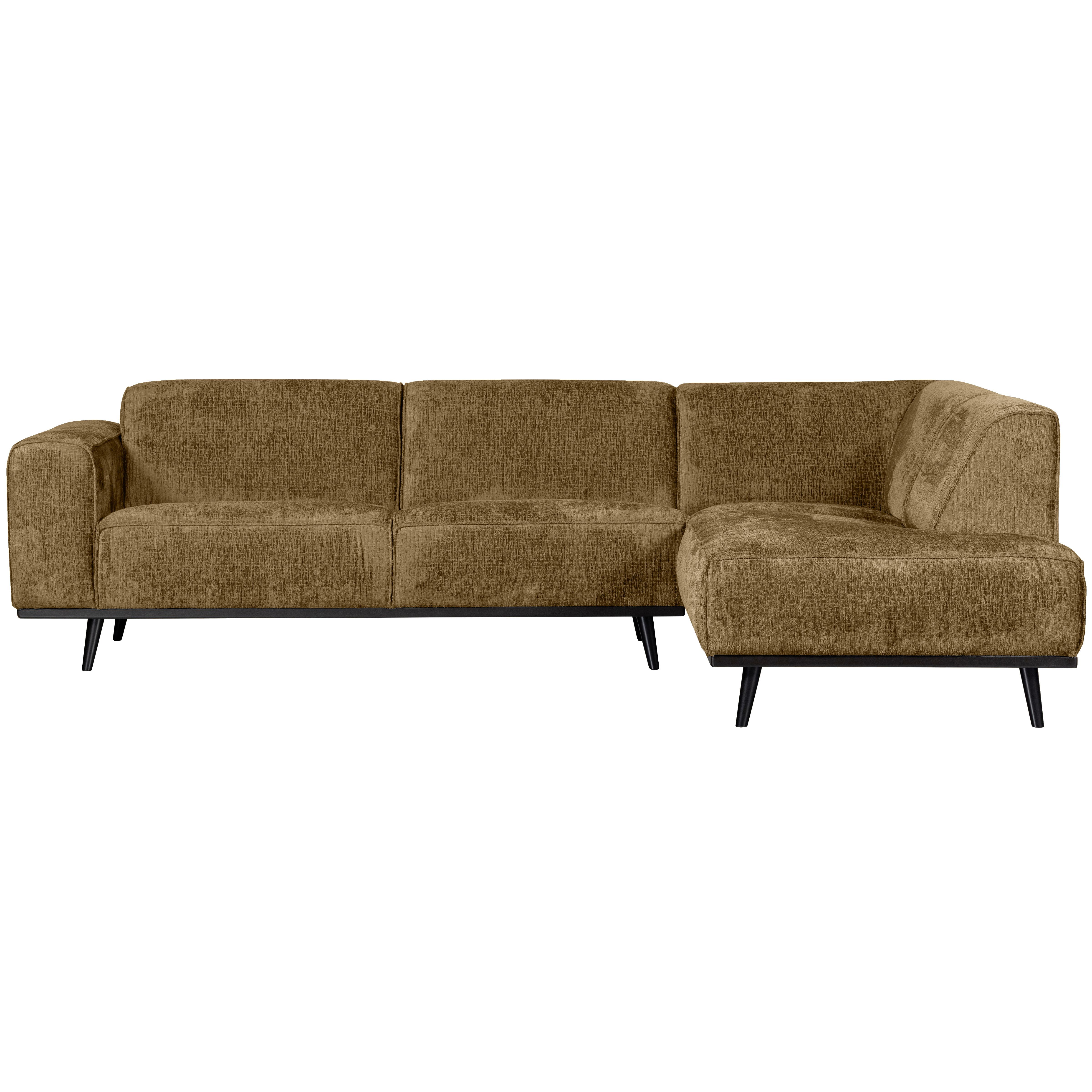 Ecksofa Statement Gelb S: 274x210cm - Gelb/Schwarz, Design, Textil (274/210cm) - Livetastic