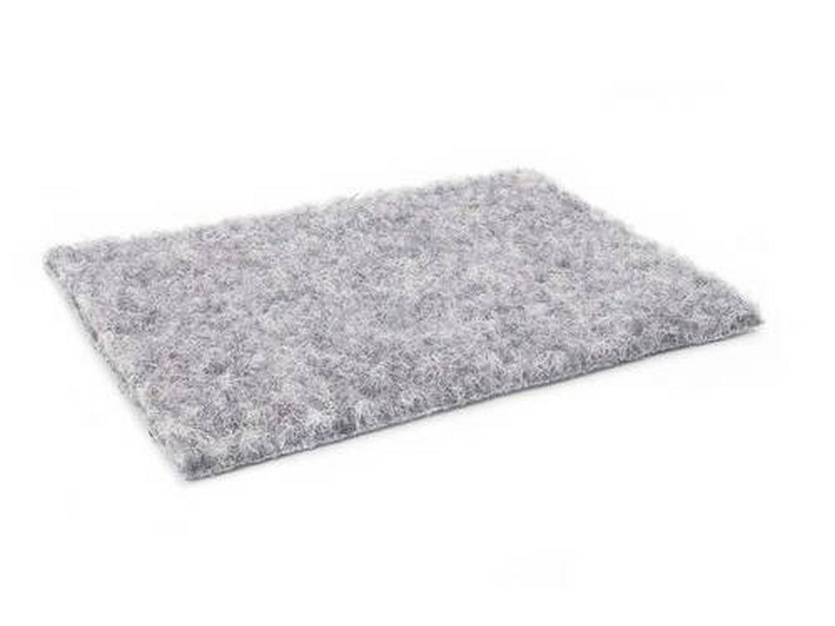 Rasenteppich Georgia Grau - Grau, Basics, Textil (133/150cm)