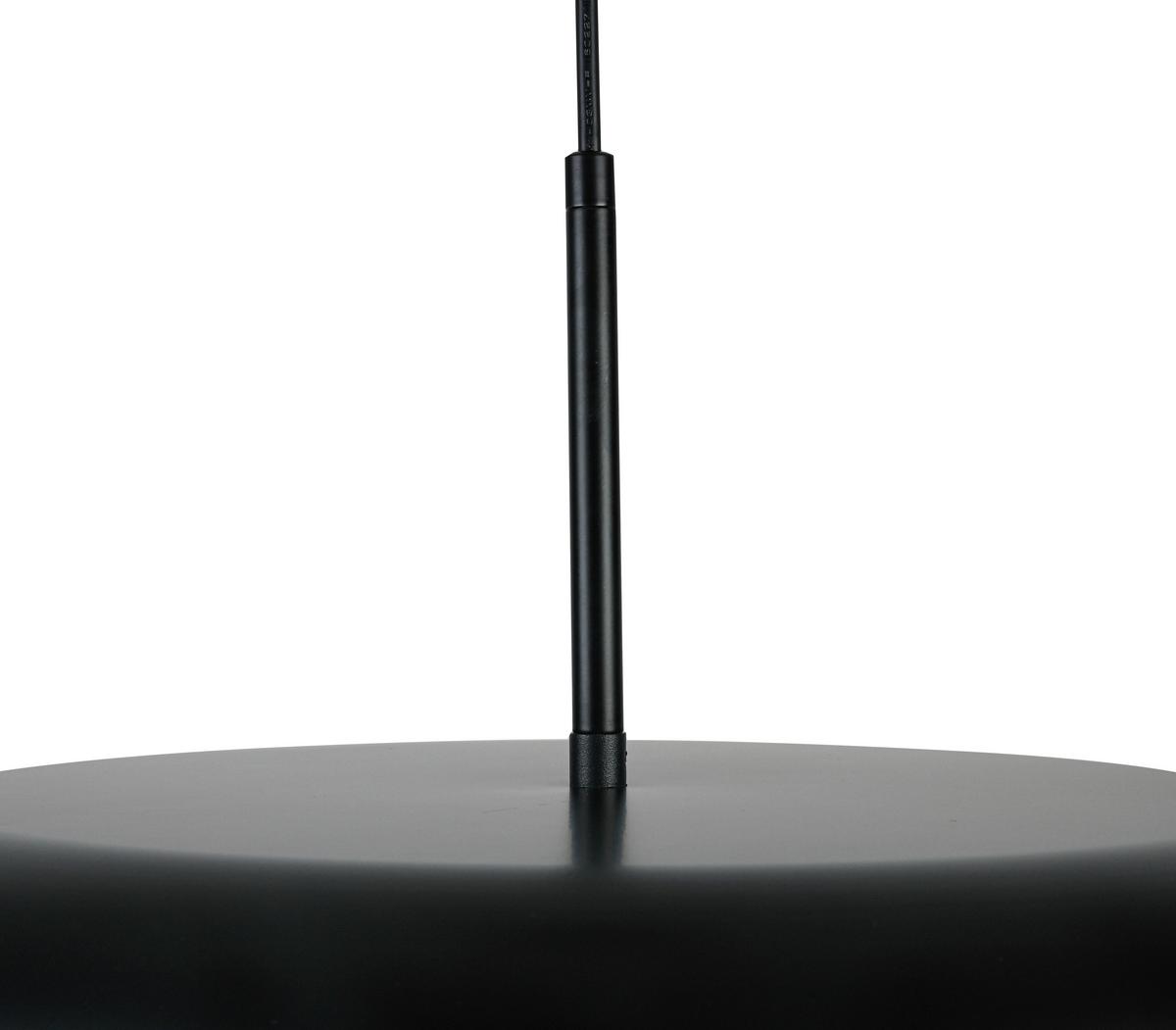 ZÁVESNÉ LED SVIETIDLO MIKE - priehľadné/čierna, Modern, kov/plast (40/130cm) - Mömax