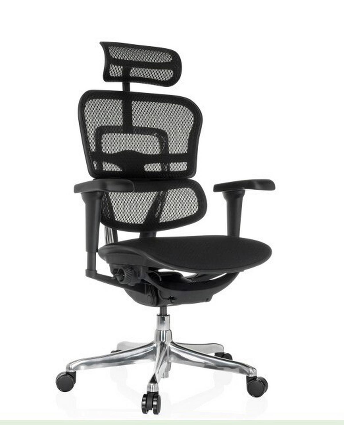 Drehstuhl Schwarz B: 65 Cm - Silberfarben/Schwarz, MODERN, Kunststoff/Textil (65/114-132/60cm) - MID.YOU