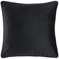 DEKORAČNÍ POLŠTÁŘ Viola, 45/45cm, černá - černá, Romantický / Rustikální, textil (45/45cm) - Modern Living
