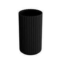 Kelímek na zubní kartáček ALLSTAR MINAS - černá, Moderní, plast (7cm) - Wenko