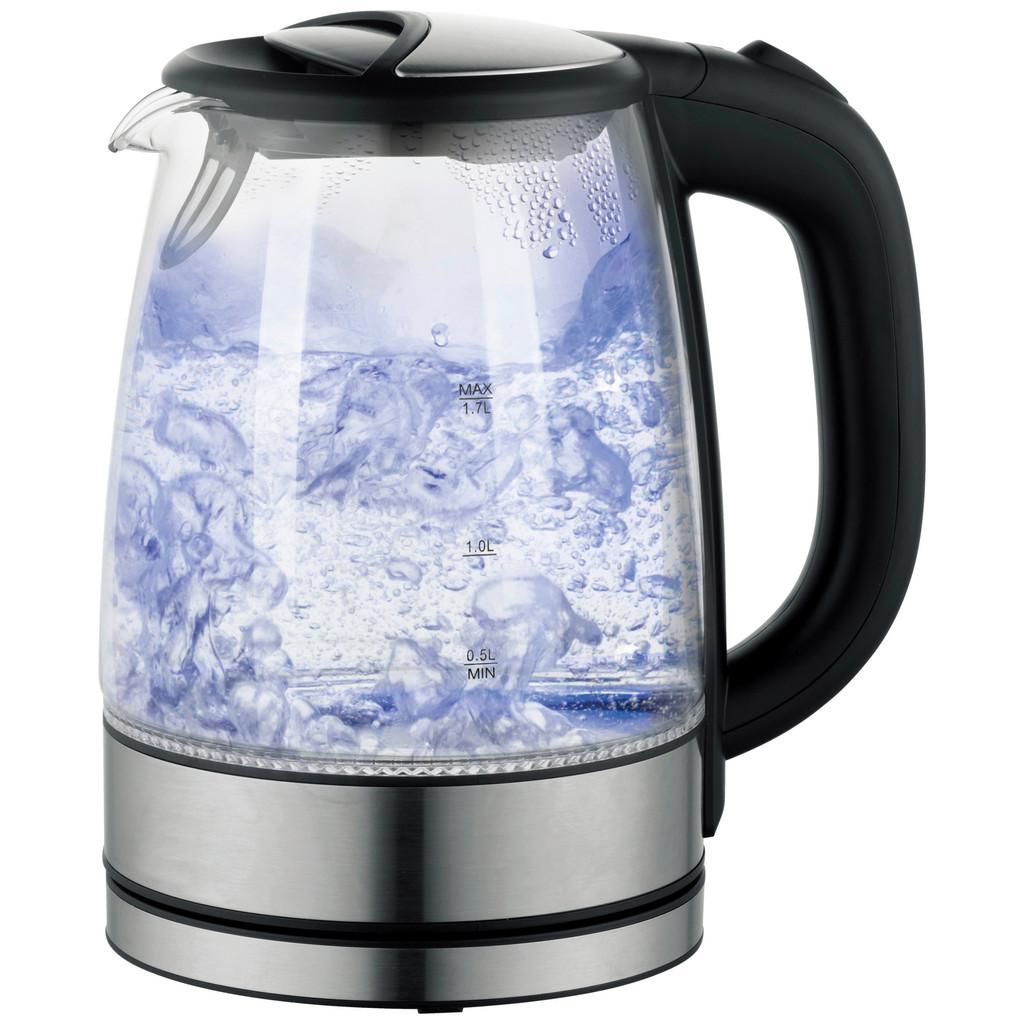 Wasserkocher Deski Schwarz Glas/Kunststoff 1,7 L 2200 W