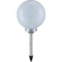 Solarleuchte 3377 - Silberfarben/Weiß, Basics, Kunststoff (25/68cm) - Globo