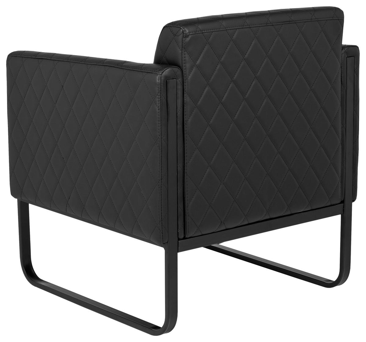 Sessel Aruba Black Schwarz - Schwarz, MODERN, Textil (67/78/71cm) - MID.YOU