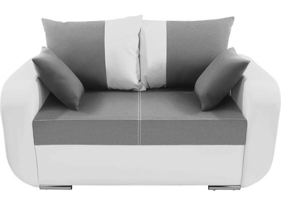 Zweisitzer-Sofa Faro - Chromfarben/Hellgrau, KONVENTIONELL, Holz/Textil (150/90/92cm) Zweisitzer-Sofa Faro - Chromfarben/Hellgrau, KONVENTIONELL, Holz/Textil (150/90/92cm)
