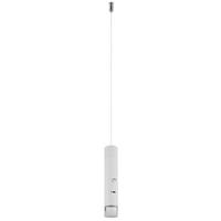 AKKU-LED-HÄNGELEUCHTE PELO - bílá/čiré, Design, kov/plast (38/120cm) - Globo