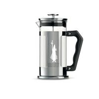KAFFEEBEREITER Glas, Silberfarben, - Silberfarben, Basics, Glas (17.2/17.2/26cm) - Bialetti